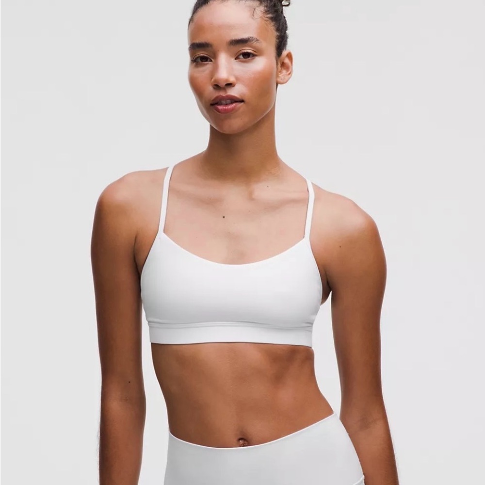 Lululemon Athletica White Sports Bra